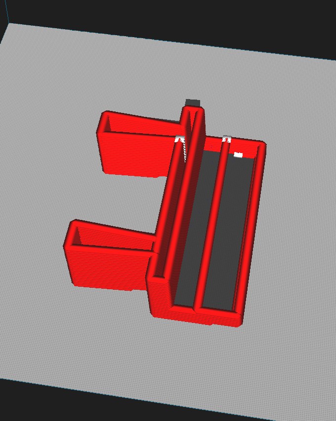 Bench 3D model in the slicer