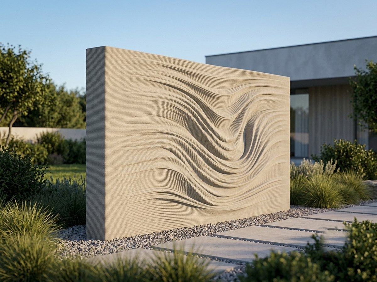 Textured Privacy Wall